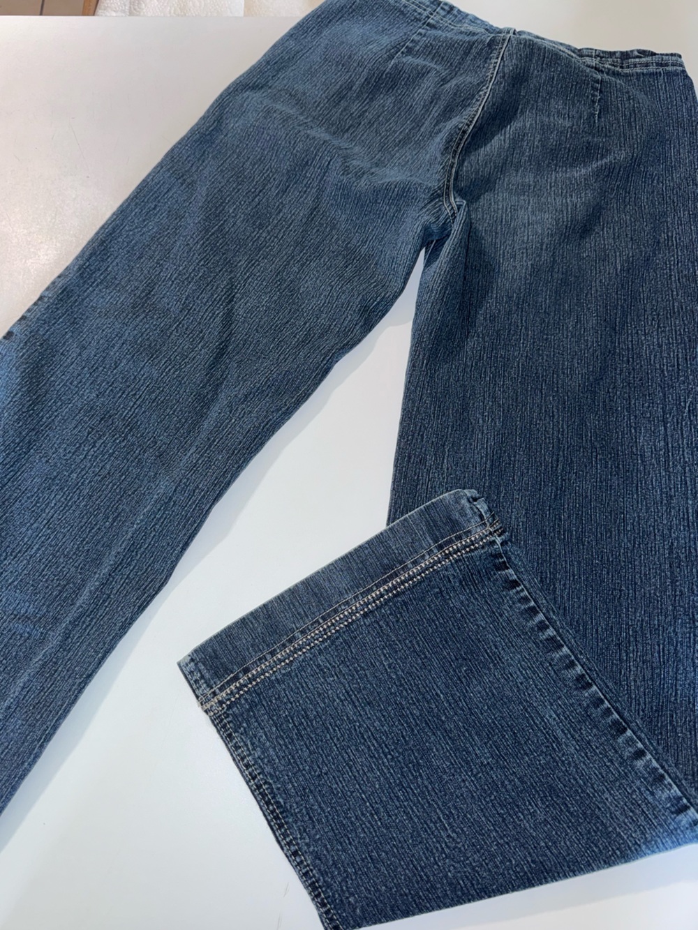 COS Women's Flare Jeans in Dark Blue Denim - Picture 4 of 6